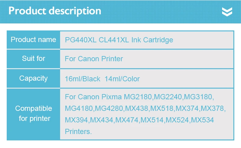 Aecteach заправка чернильный картридж для Canon PG 440 CL 441 XL PG440 PG-440 для Canon Pixma MG3240 MG3540 MG4240 MG3640 принтер