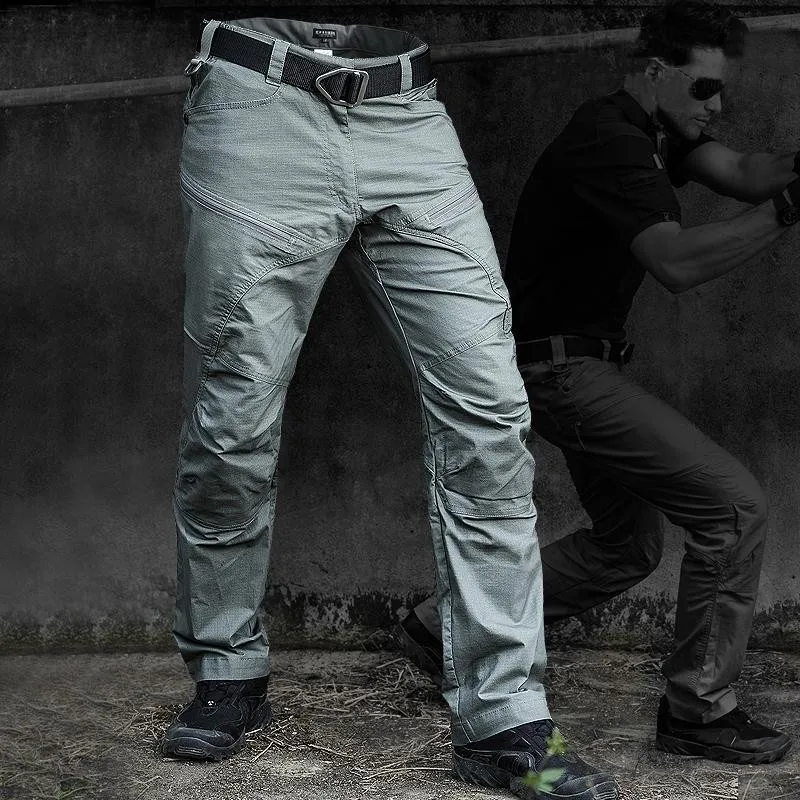 

Outdoor Multi Pocket Army Fan Combat Training Trousers Men Hiking Sport Loose Military Clothes Cargo Pants Tactical Pant