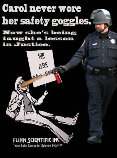 Carol Never Wore Her Safety Goggles Retro Vintage Kraft Poster ...