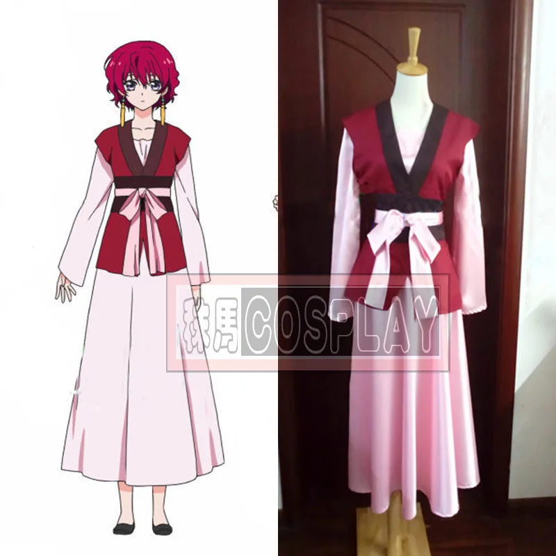 Одежда Yona рассвета Акацуки no с крючками для ушей костюм косплея|akatsuki yona|cosplay