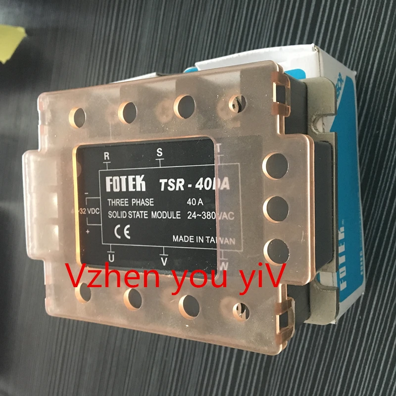 Для трехфазного твердотельного реле FOTEK/TSR 40DA постоянный ток 40A|state relay|relay 40a40a relay |