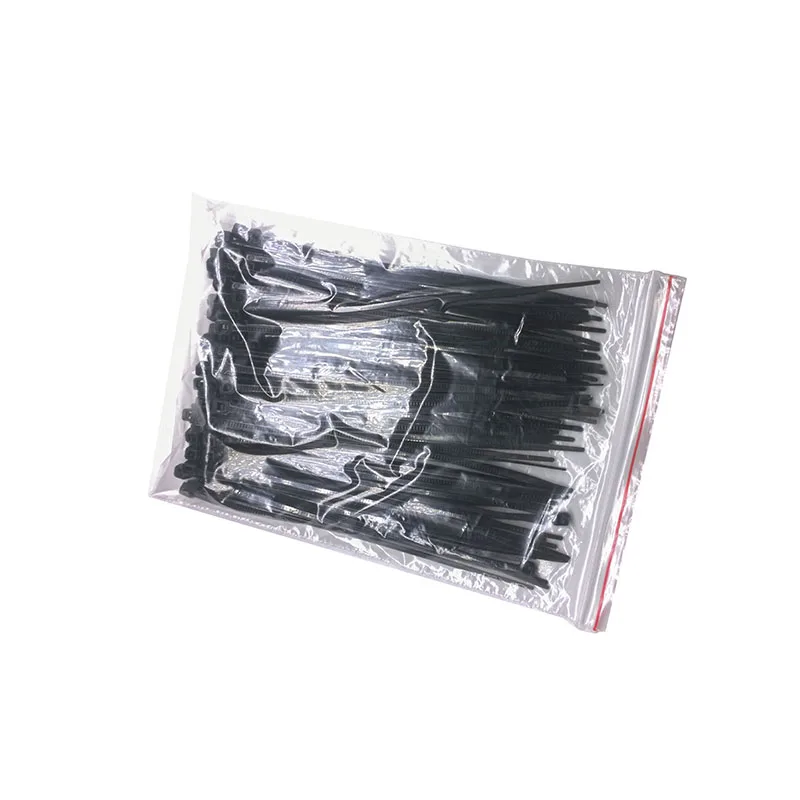 100 шт./пакет 1,8*100 черный белый разъемы сильные пластиковые кабельные стяжки с самоблокирующимся нейлоновые кабельные стяжки международные стандарты