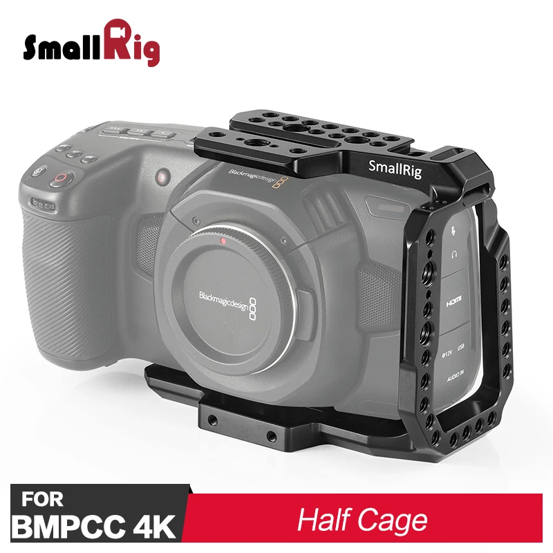 

SmallRig BMPCC 4K Half Cage for Blackmagic Design Pocket Cinema Camera 4K 2254
