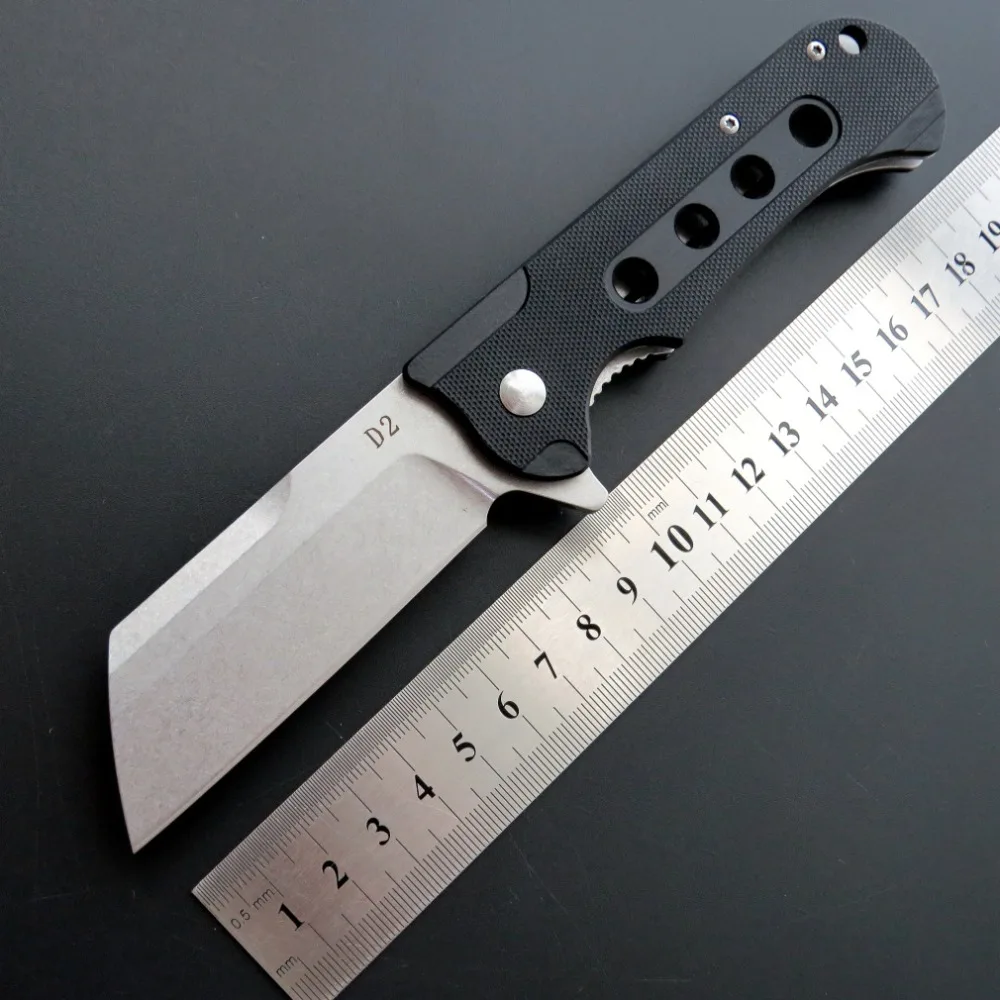 Складной нож Eafengrow EF45 58 60HRC D2 Blade G10 с ручкой инструмент для выживания кемпинга