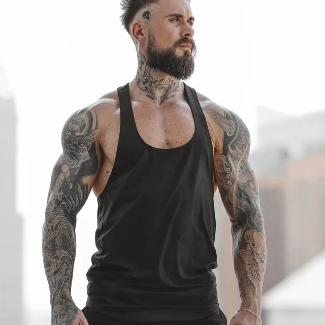 Go Hard Men's Gym & Workout Tank Top - Image 4