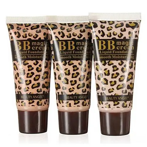 

40ML Fashion Leopard Smooth Moisturizing Liquid Foundation Shades Magic BB Cream Cosmetic