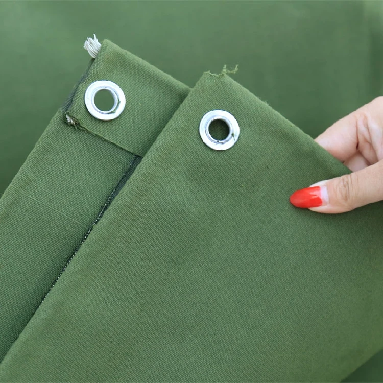 Extra thick tarpaulin waterproof sunscreen canvas tarp aging silicone