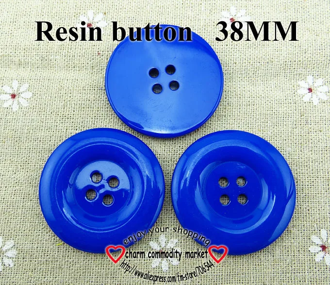 20x Flower 2-holes Flatback Wooden Clothing Sewing Buttons Replacement 23mm