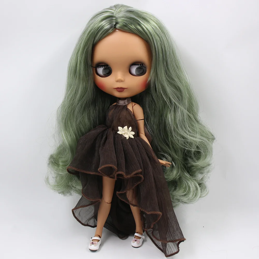 Кукла на заказ ICY DBS Blyth No.BL4299/9084 зеленая с серебряными волосами 1/6 bjd аниме ob24|Куклы|