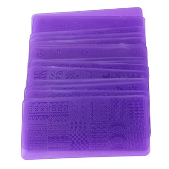 

1PCS/lot Design Nail Art Image Plastic Plate DIY Image Template JT115