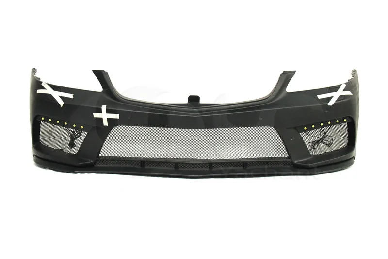 2007-2013 Mercedes Benz W221 S-Class  Black Series Style Front Bumper FRP (3)