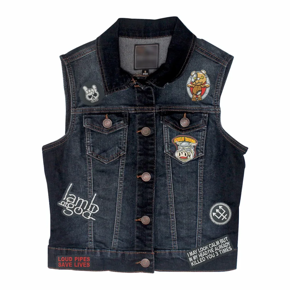 G0150(1Fantastic Wild Hogs Bulk Embroidered Patch Motorcycle Biker Vest Iron On Patch Wholesale Movie Slogan 3.5 Patch Free Shipping (5)