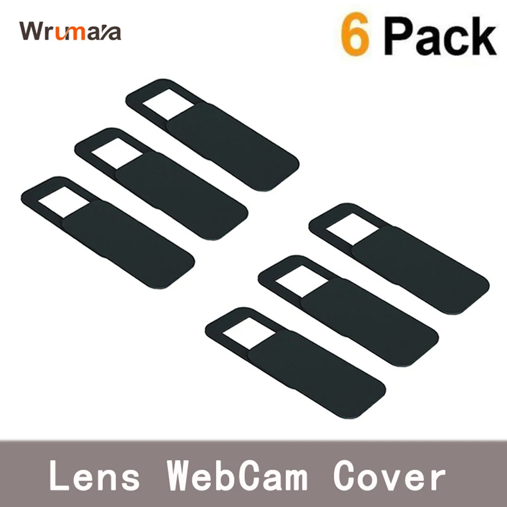 

6PCS WebCam Cover Shutter Plastic Camera Cover For Web Cam IPhone PC Laptops Mobile Phone Lens Privacy Sticker