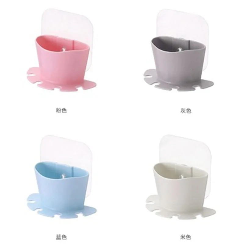 

Bathroom traceless Strong Sucker Shelf Plastic Multifunction toothpast Toothbrush Holder ZT0032 Bathroom Seamless Strong Suction