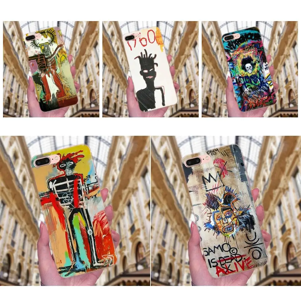 В памяти Basquiat Manson идеально подходит для Huawei P7 Honor 4C 5A 5C 5X 6 6C 6A 6X 7 7X 8 9 V8 V10 Y3II Y5II Y6II G8