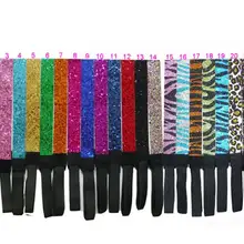 Горячая распродажа! 12 шт. Новое поступление блеск оголовье черный стрейч Плетеный Спорт повязка Yoga оголовье DHL