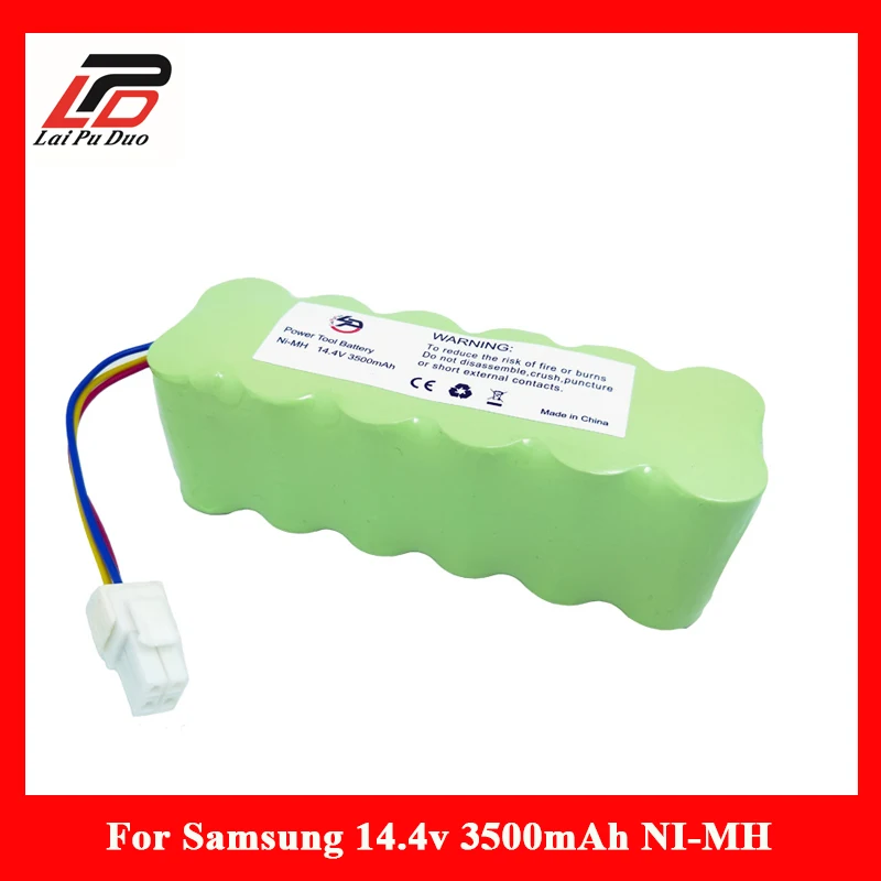 

14.4V 3500mAh NI-MH Vacuum Cleaner Rechargeable battery for Samsung NaviBot SR8840 SR8845 SR8855 SR8895 VCR8845 VCR8895