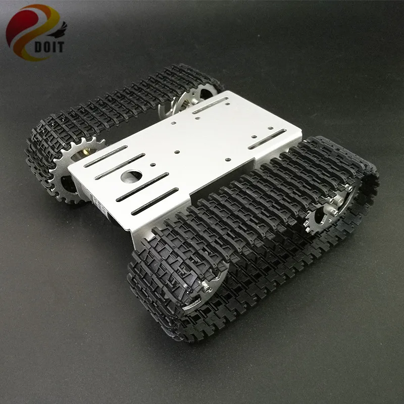 DOIT мини T101 умный робот танк шасси гусеничная машина платформа с 33GB-520 мотор для DIY робот Выпускной RC робот игрушка часть