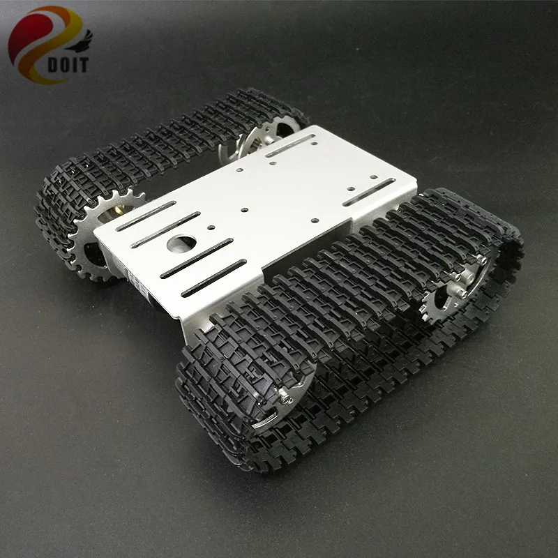 DOIT mini T101 Smart Robot Tank Chassis Tracked Car Platform with 33GB-520 Motor for DIY Robot Graduation RC Robot Toy Part
