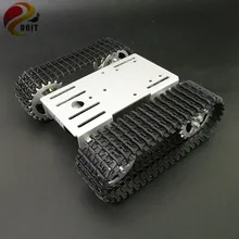 DOIT мини T101 умный робот шасси танка отслежены Автомобильная платформа с 33GB-520 двигателя для мастеров Роботы Выпускной Радиоуправляемый игрушечный робот часть