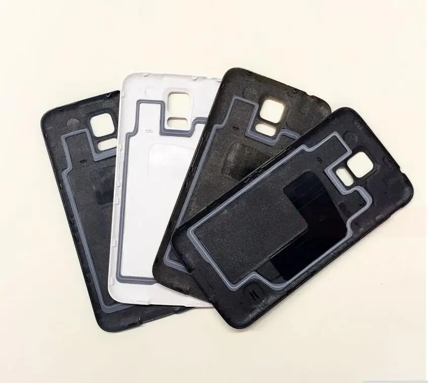 حقيقية جديد الإسكان البطارية الباب الخلفي غطاء لسامسونج غالاكسي S5 i9600 G900 S5 البسيطة G800 الخلفية الهاتف الخليوي حماية غطاء حالة