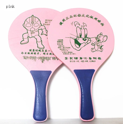 GSZHXCK пляжная ракетка pickleball Весло и 10 шт. шары 1 шт - Цвет: Розовый