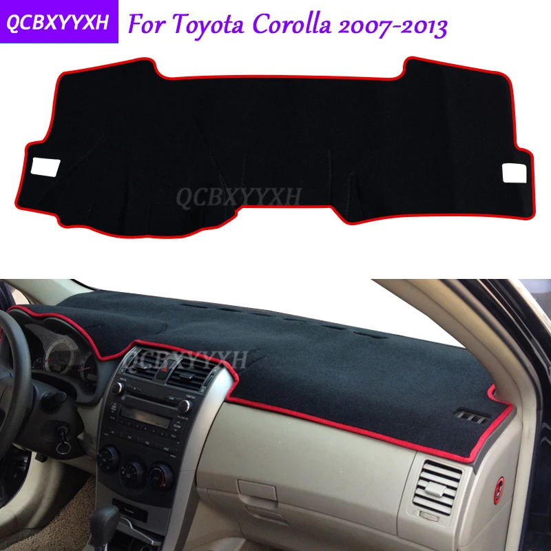 Для Toyota Corolla 2007-2013 коврик на приборную панель защитный интерьер Photophobism коврик тент подушка для автомобиля Стайлинг авто аксессуары