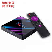 RK первый выпуск RockChip RK3318 четырехъядерный Android 9,0 tv Box H96 Max 4 Гб ram 64 Гб rom Dual wifi 4K 60 Гц