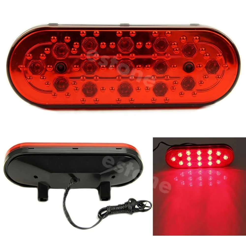 

Universal 12V 15 LED Car Rear Strobe Tail Brake DRL Stop Light Fog Flashing Lamp