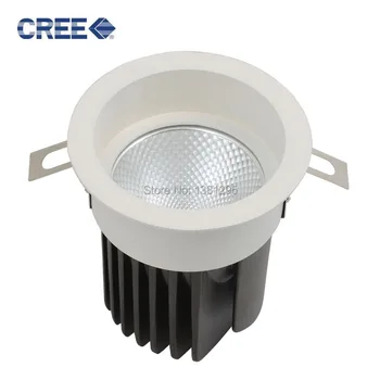 

20pcs/lot Round Led downlight CREE COB Down Light Ceiling Spot Light 8W 12W 20W ceiling recessed Lights Indoor Lighting 220V