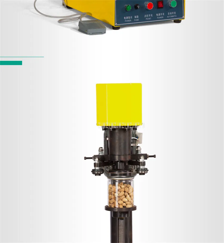 TDFJ-160 автоматический электрический упаковщик оловянный упаковщик 8,5 см/10 см размер рта может упаковочная машина Высота 4-20 см 25 шт/мин 220 В/110 В