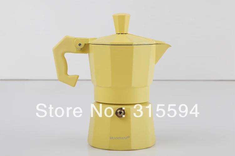 HighqualityBrandaniLogo1cupAluminiumwithYellowPaintedcolor