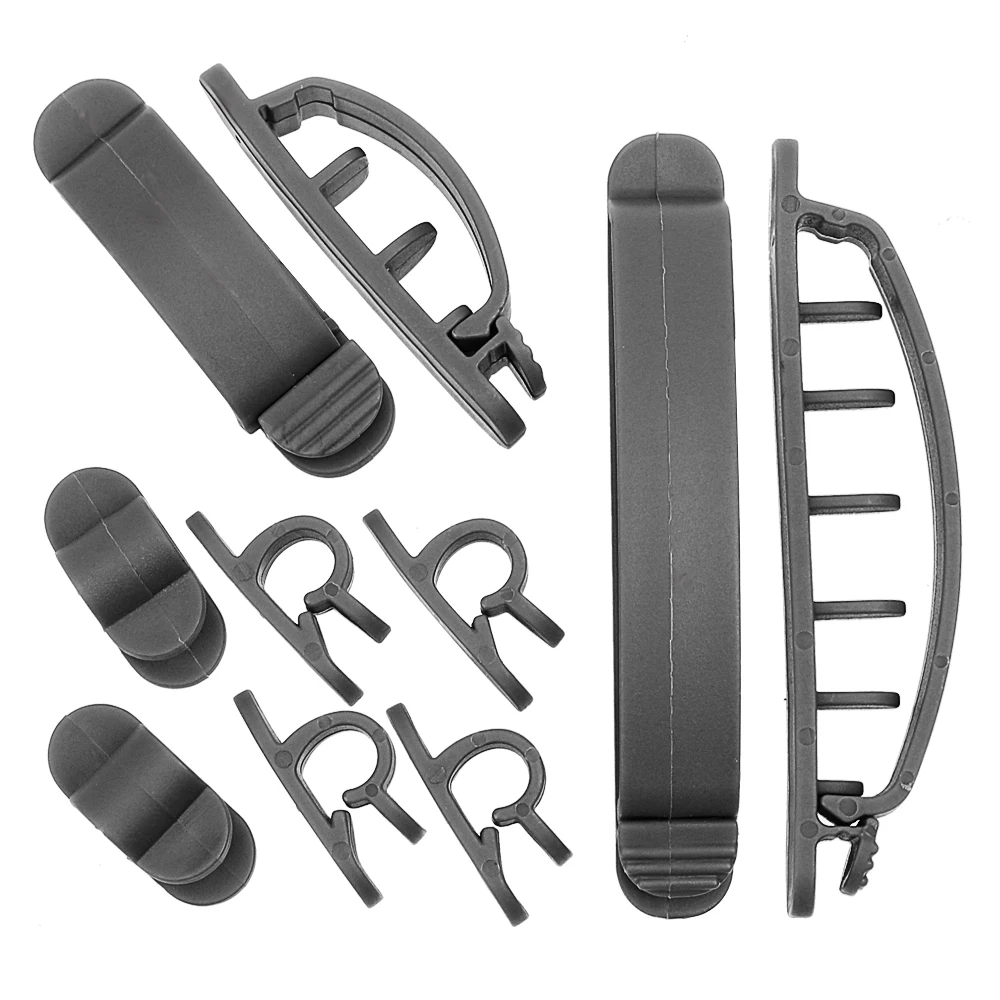FORAUTO 10 шт./компл. автомобильный держатель бутылки вина шнур кабельный зажим держатель кольца Кабельный Организатор Авто Зарядное устройство линии застежка зажим самоклеящийся