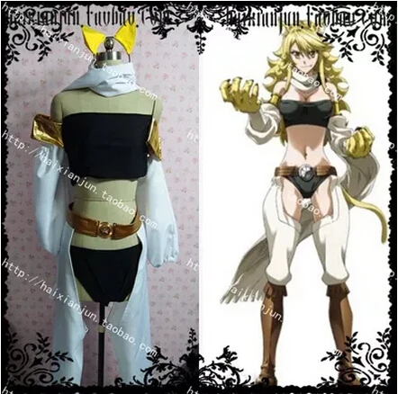 Akame ga KILL Night Raid Leone Uniform Strapless Trousers font b Anime b font Halloween font