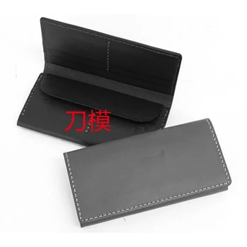 DIY leather craft long wallet inner pocket die cutting knife punch mould tool template
DIY leather craft long wallet inner pocket die cutting knife punch mould tool template