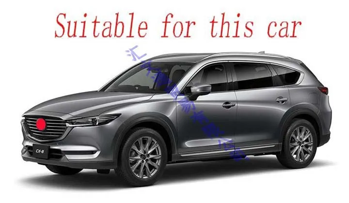 Для Mazda CX 8 CX8 2018 2019 ABS Хромированная Крышка для дверной ручки крышка чашки отделка