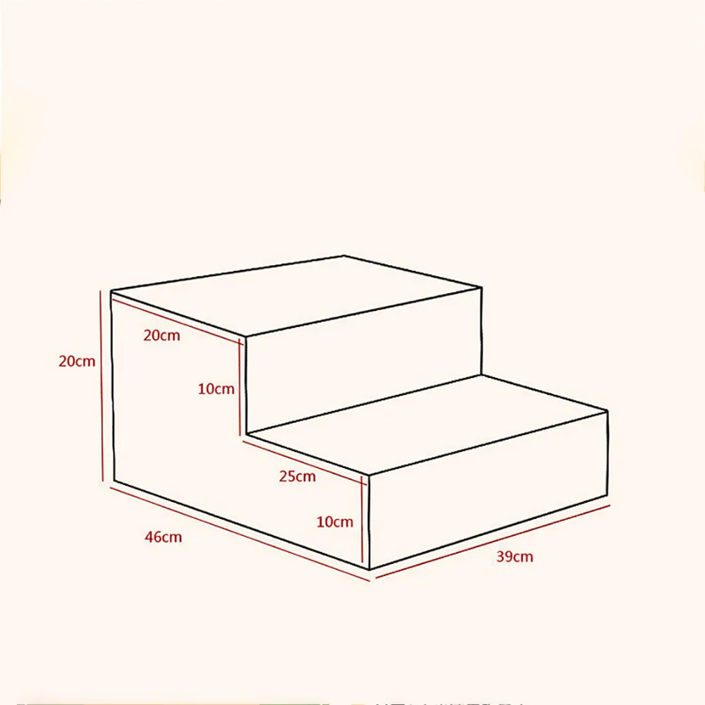 Дышащая сетчатая складная лестница для питомца Съемная кровать для питомца лестница для собаки 2 ступеньки лестница для маленьких собак Щенок Кошка Кровать M/L