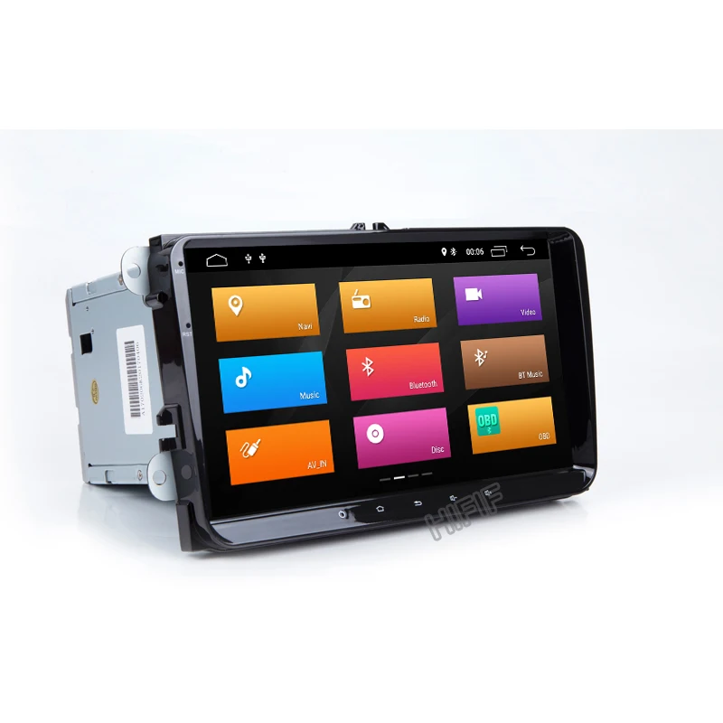 Cheap 2G Android 9.0 2 DIN Car multimedia GPS for GOLF 5 Golf 6 Polo Passat B6 CC Tiguan Touran BORA SEAT Altea Toledo Leon EOS NO DVD 2