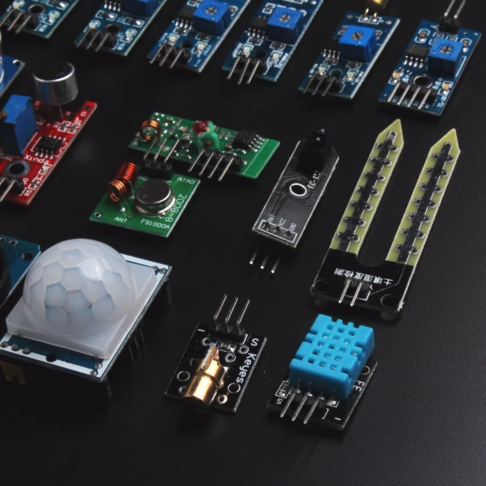 Комплект сенсорного модуля 16 типов сенсора для Arduino Raspberry Pi|sensors for arduino|sensor modulesensor