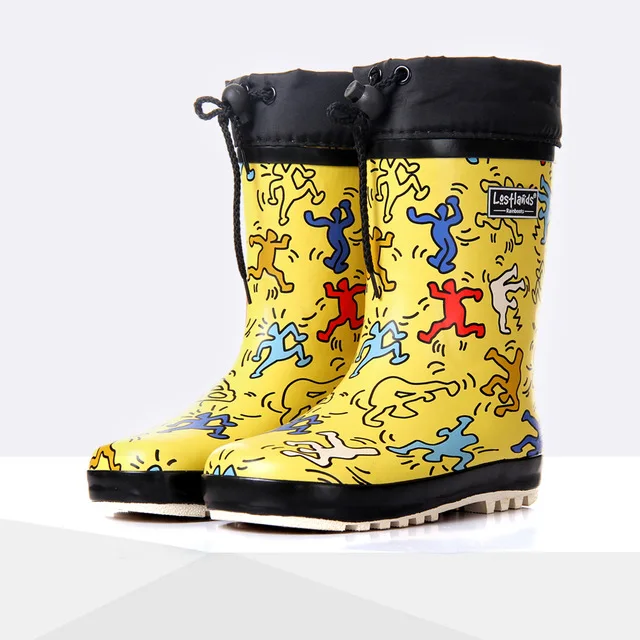 Cartoon Children Rain Boots Spring Autumn Winter Boys Girls Shoes Baby Kids Rainboots Non-Slip Waterproof Shoes Boot BS20 (2)