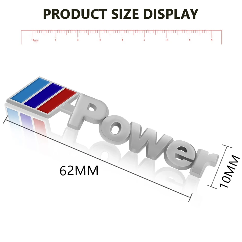 2x автомобиль-Стайлинг, новая серия M power, логотип, автомобильная наклейка, эмблема, значок Chrom 1 3 4 5 6 7 E Z X M3 M5 M6 Mline для BMW M, автомобильный Стайлинг