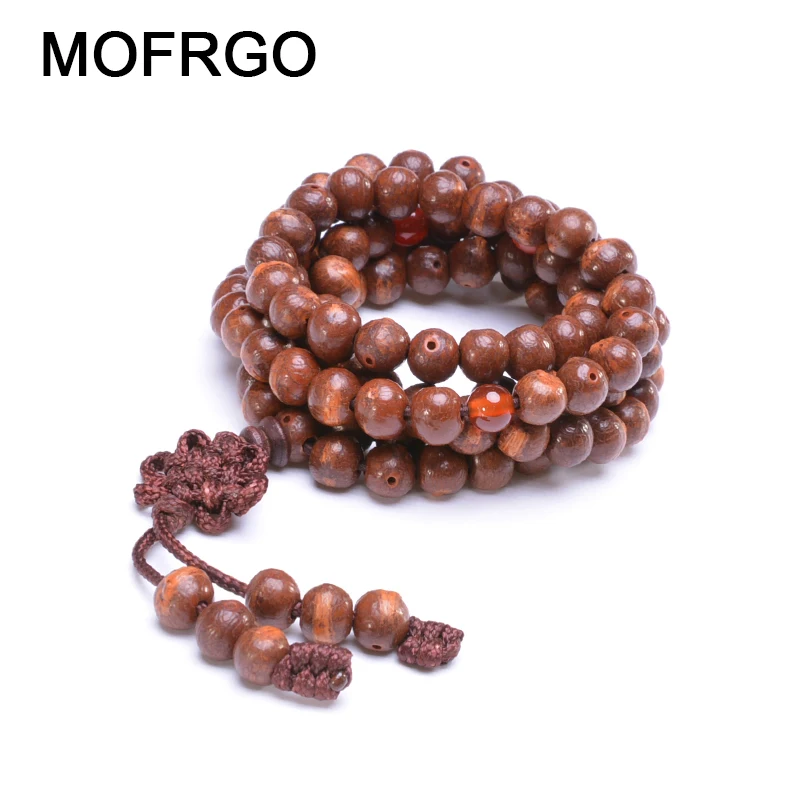 Натуральные бусины Bodhi 108 браслет Mala Yoga ожерелье Тибетские буддийские четки