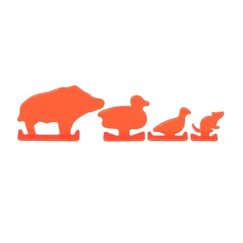 

Metal Airsoft Shooting Target Wild Animal Style (4pcs/pack) Paintball Accessories for Practicing/ Airsoft/Shooting PP36-0023