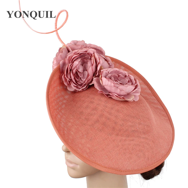 Peach fascinator hat Clearance