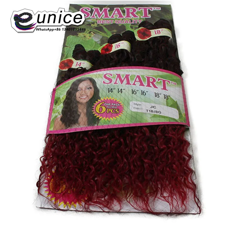 Encaracolado de Cabelo em Crochet Brasileiro Kinky Curly Hair Bundles 14 16 18 Polegadas Cabelo Encaracolado Cor Natural Crespo Tecer Ombre Freetress