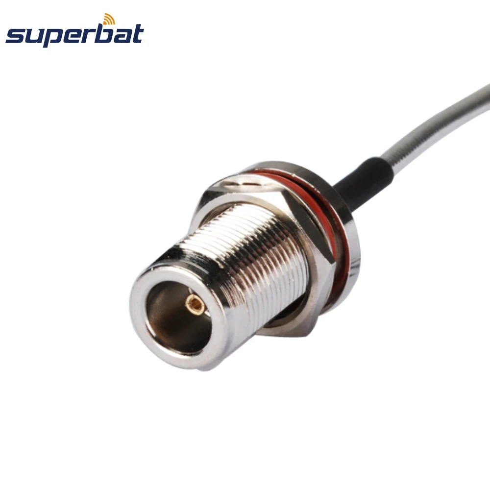N Female Bulkhead to SMA Male Straight Pigtail Cable for Wireless Communication