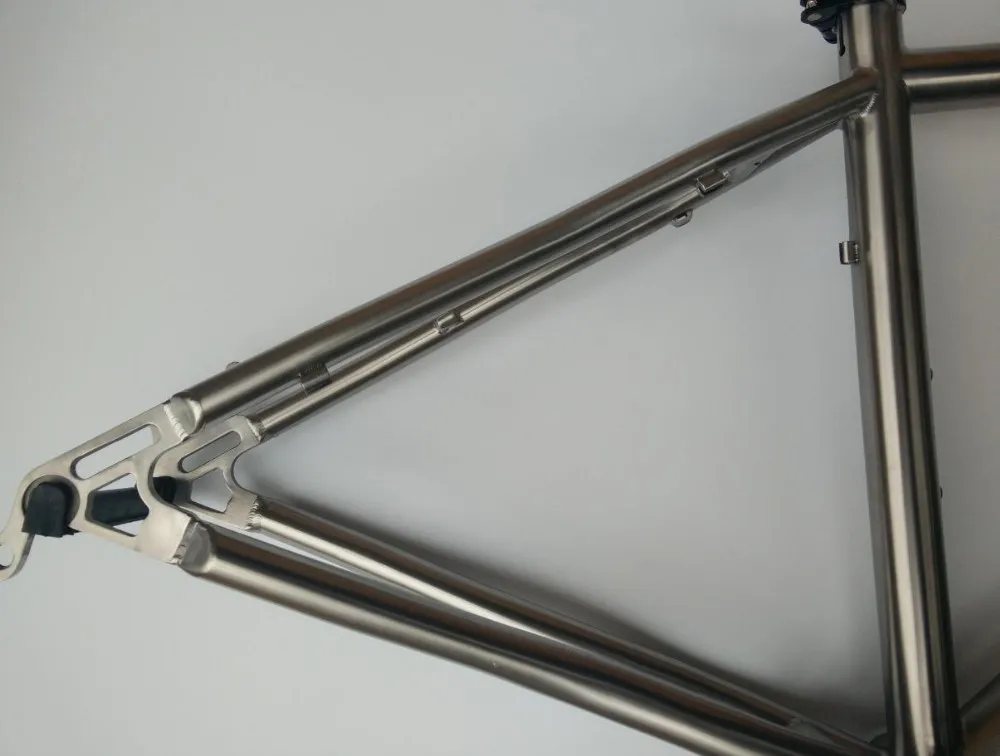 Discount Hot selling  Disc brakes  Titanium  frame  Kalosse  27.5*17 inch  frame  Titanium   MTB frame  Mountain bike 27.5er 13