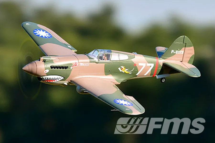 

FMS 980mm / 1.0m P-40B P40 Flying Tiger PNP High Speed Racing Warbird Scale RC Model Plane