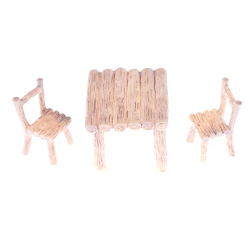 

Furniture Toy Dollhouse Resin Table Chair Miniature Craft Miniature Landscape Dining Room Kitchen Decor Children Gift