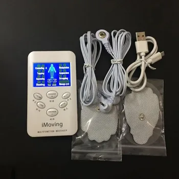 

DHL freeshipping 2019 New Chargeable Dual Output EMS Tens Machine Unit Electric Massager 10pcs/lot